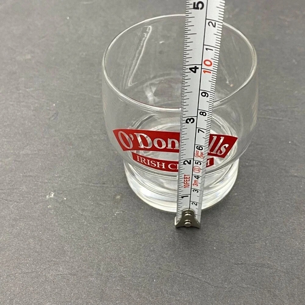 O'Donnells Irish Cream Logo Glasses Set of 2 Mixed Clear‎ Barware Pub Classic